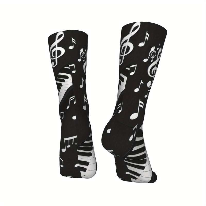 1 Pair Black One Size Socks