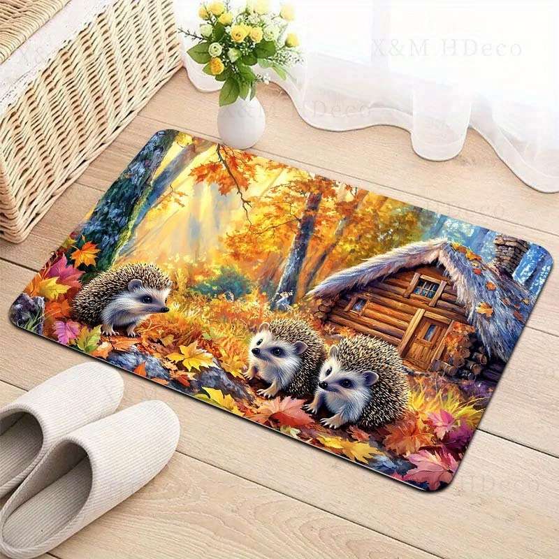 1Pc Yellow 19.69x31.49inch 50x80cm Floor Mat