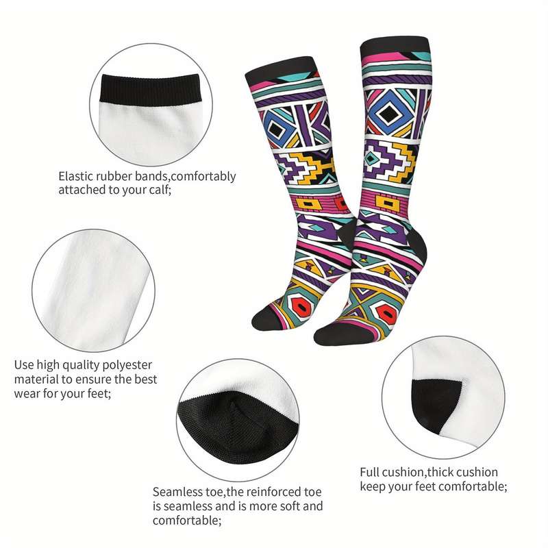 1 Pair Multicolor One Size Socks