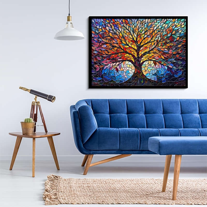 1000pcs Jigsaw Puzzle Tree of Life Design Colorful Mosaic Adult Family Entertain