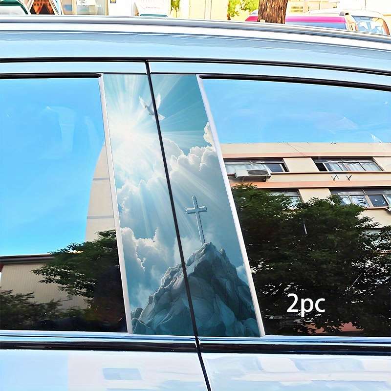 2pcs Jesus Christian Themed Stickers
