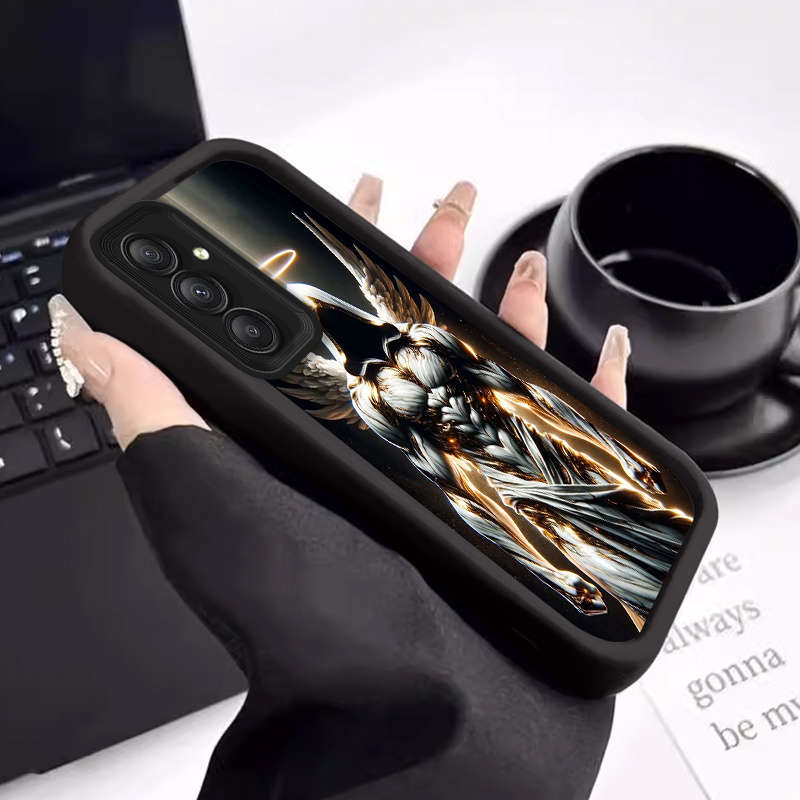 1pc Black For Samsung Galaxy M01s Phone Cases