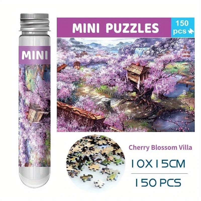 150pcs Mini Test Tube Puzzle Adult Relax Toy Game Family Educational Toys