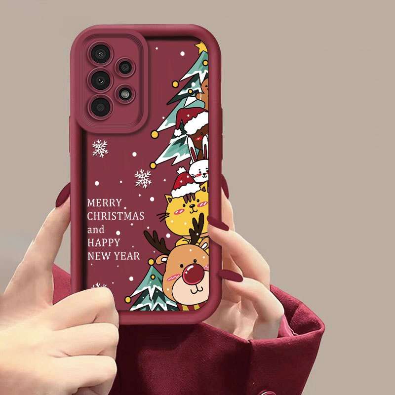 1pc  Red  For Samsung Galaxy A52 Phone Cases