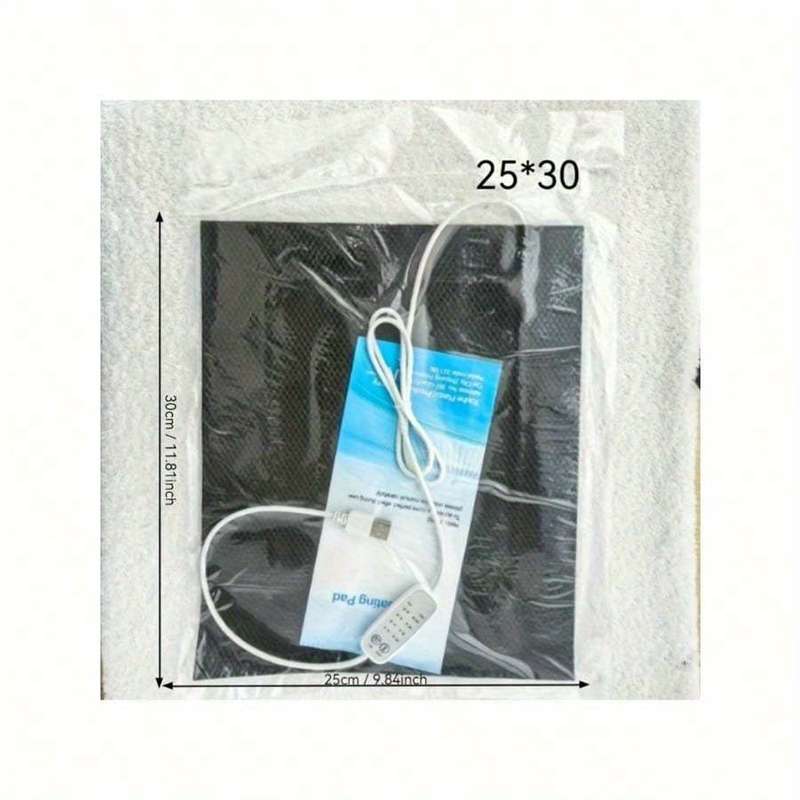 1PC Pet Mat Black Size 10x20cm