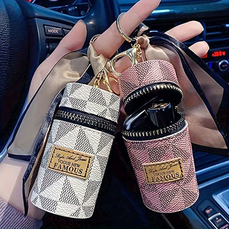 1pc s Fashionable Cylinder Travel WalletSpacious and Versatile Storage Bag with Zipper Closu
