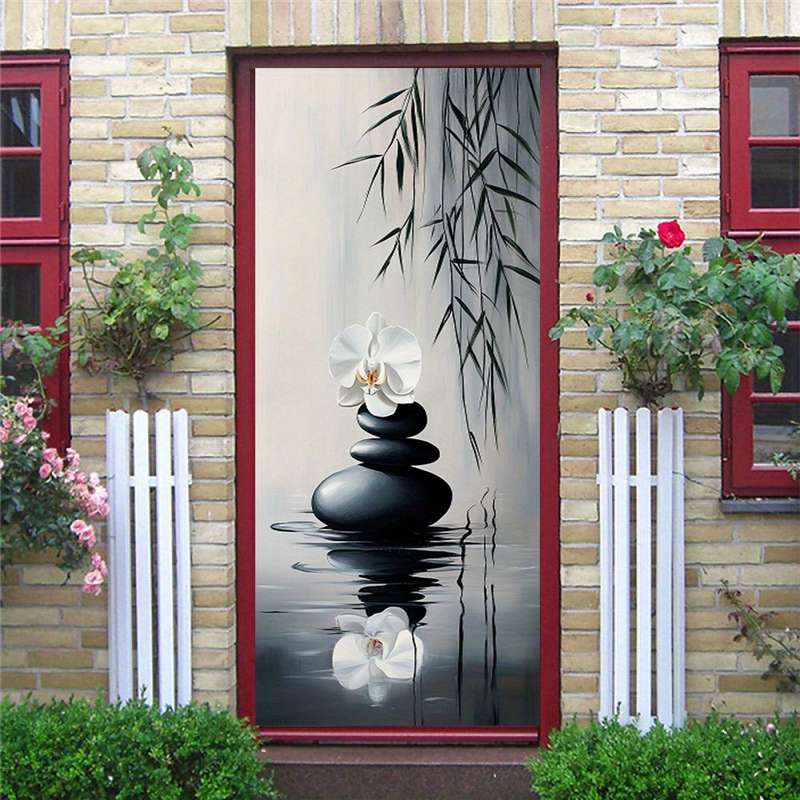 1Pc 95.0x209.8cm Door Window Sticker