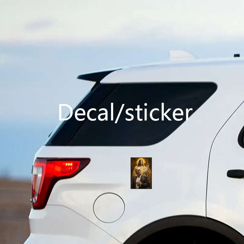 2pcs Jesus Christian Themed Stickers