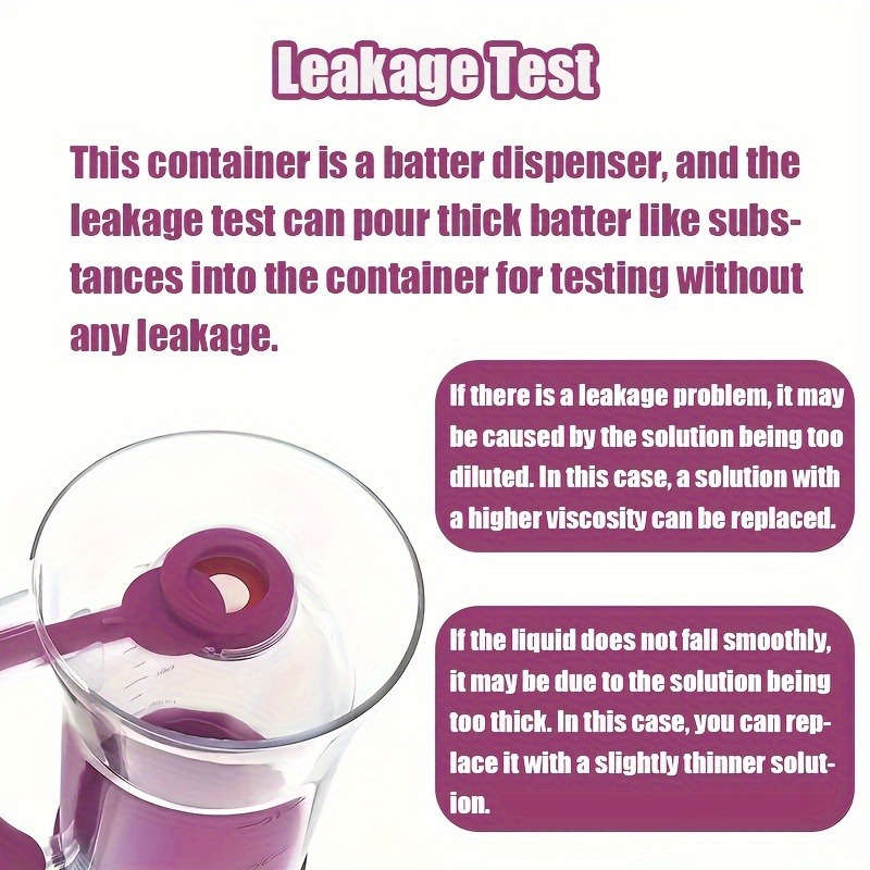 1pc Easy-Use Handheld Batter Dispenser with Measurements Precise Pouring Tool for Precise Baking