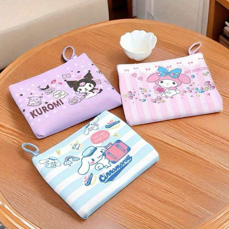 1pc Sanrio Girl Coin Purse Cute Mini with Positioning Printing for Women