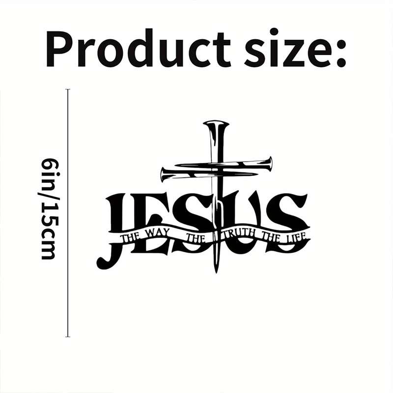 1pc Jesus Christian Themed Stickers