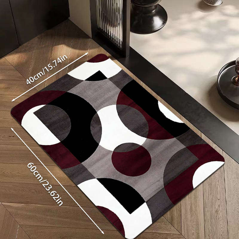 1Pc Flannel 60x160cm 23.62x62.99inch Floor Mat