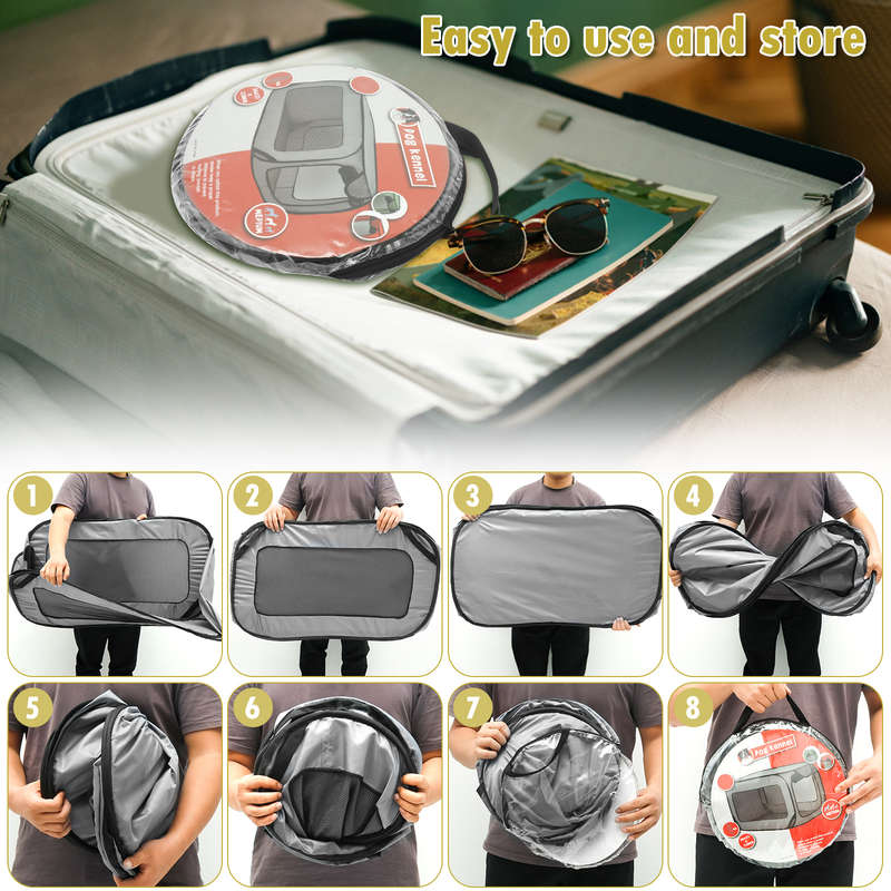 1pc Silvery Gray Pet Bag