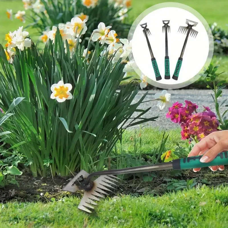 3-Pack Heavy Duty Manganese Steel Handheld Weeding Tools