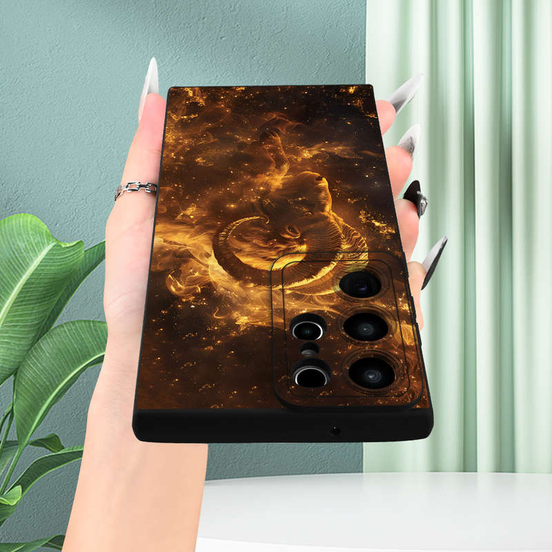 1pc Black For Samsung Galaxy A52 Phone Cases