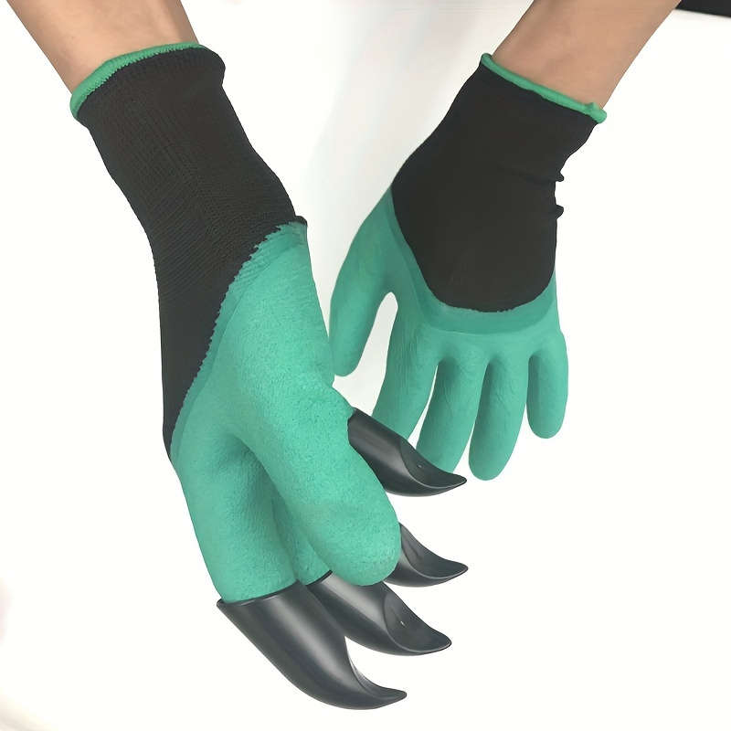 1Pair Purple 23cm Multi Purpose Work Gloves