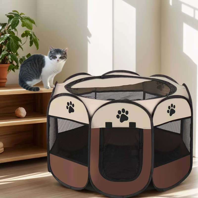1pc (Type A) Gray Pet Cage