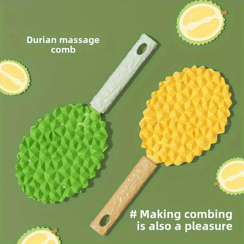 1pc Durian Massage Comb Green Add Cat Grass Spray Bottle 2.03 oz Pet Comb