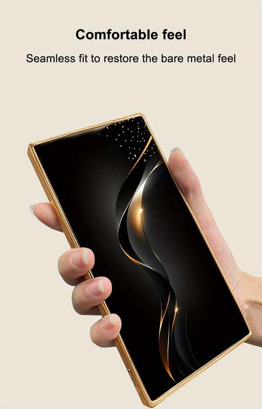 1pc Golden For Samsung Galaxy A52 Phone Cases
