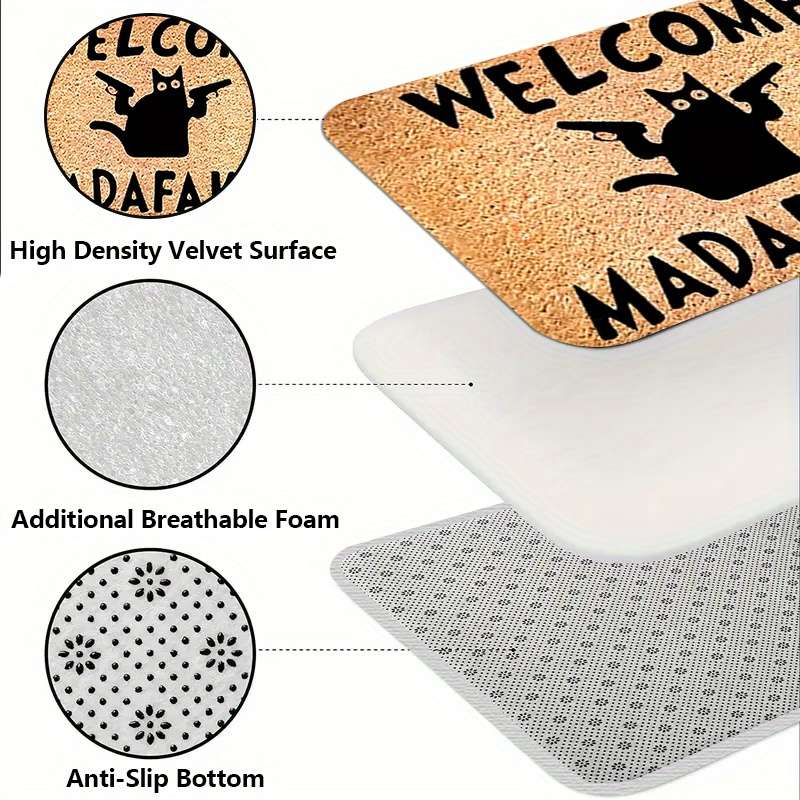 1Pc 50x80cm 19.6x31.5inch Floor Mat