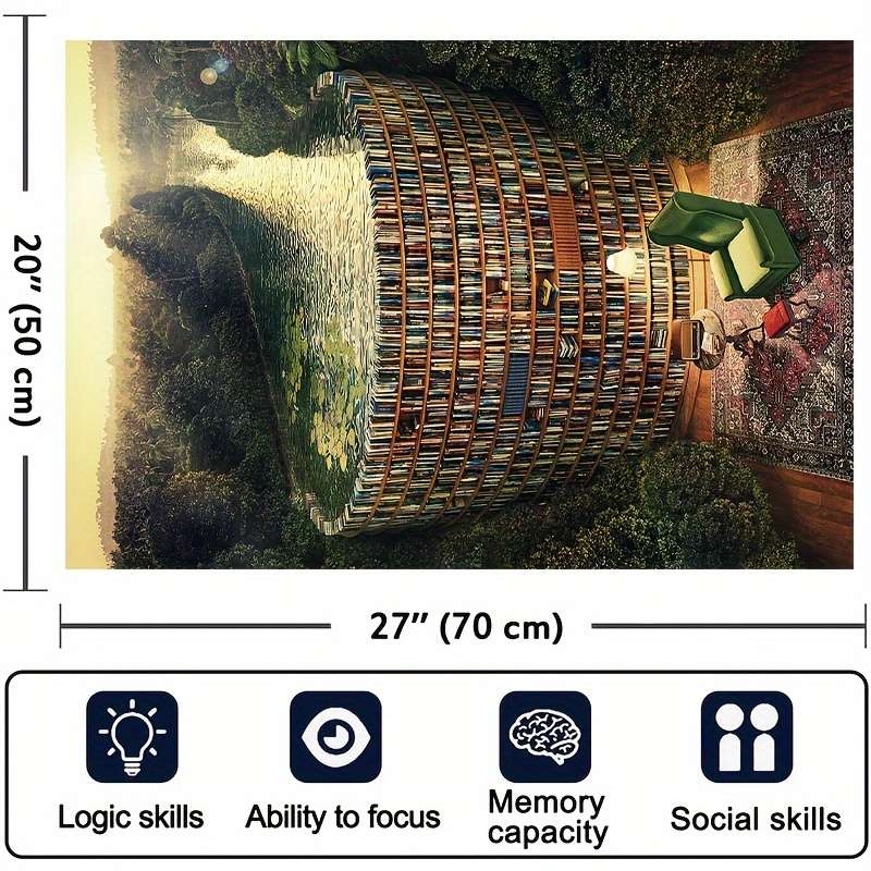 1000pcs of DIY puzzle canal map home and office decoration murals thick durable adu