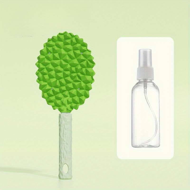 1pc Durian Massage Comb Green Add Cat Grass Spray Bottle 2.03 oz Pet Comb
