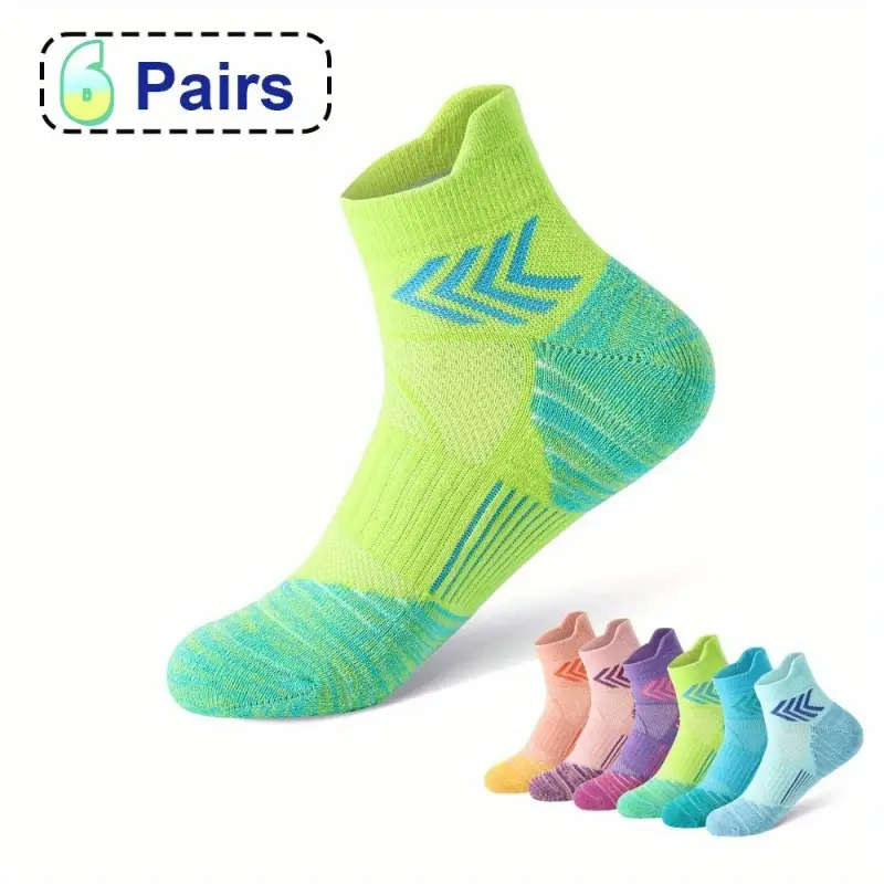 6 Pairs Of Professional Sports Socks