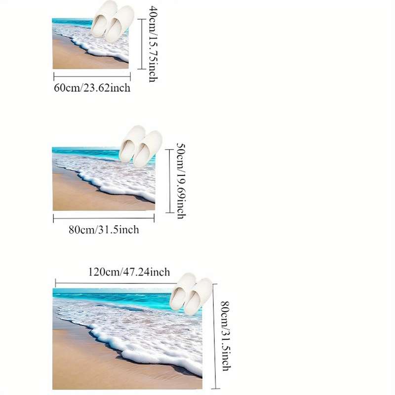1Pc 80x120cm Floor Mat