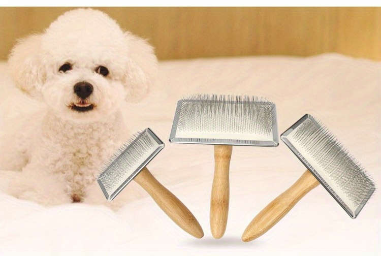 1pc Wooden 8.8cm Pet Comb