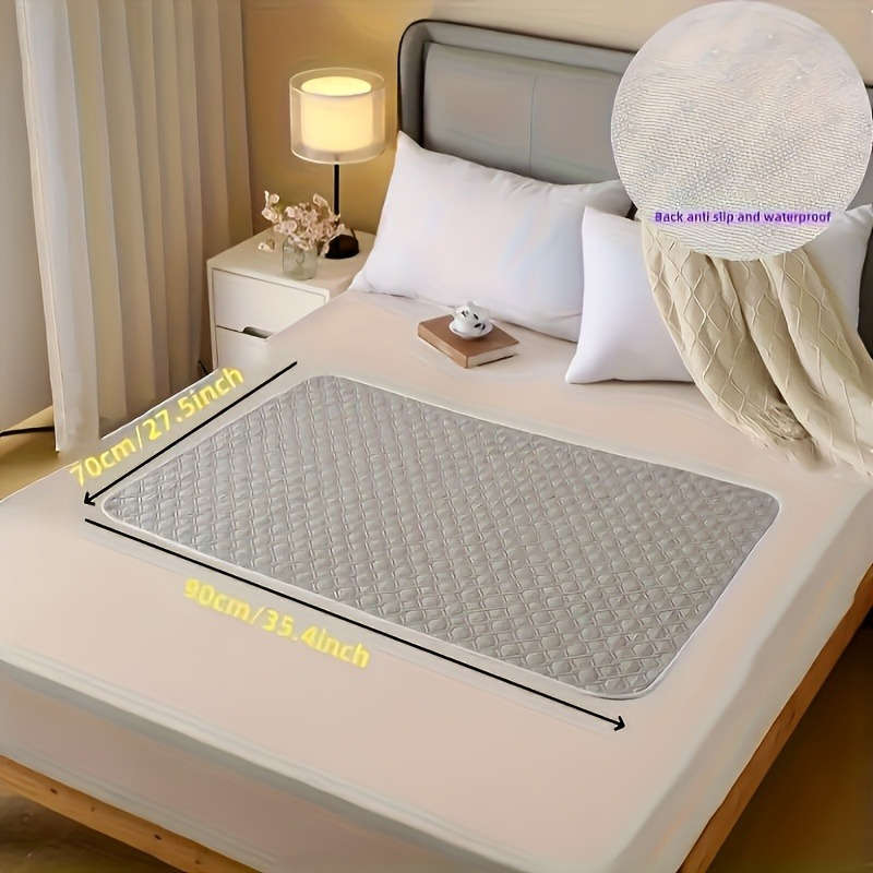 1Pc Diaper Smoke Gray  Counter  Slip  Size 70X90Cm  27.56X35.43In