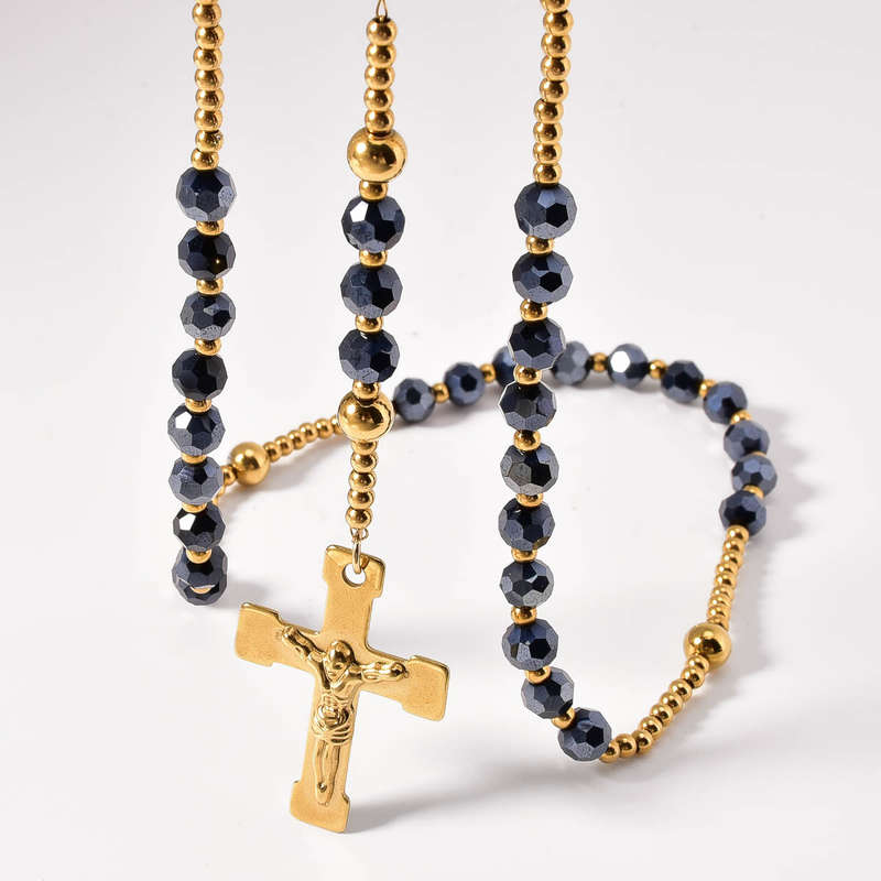 1 Piece Golden Jesus Theme Pendant