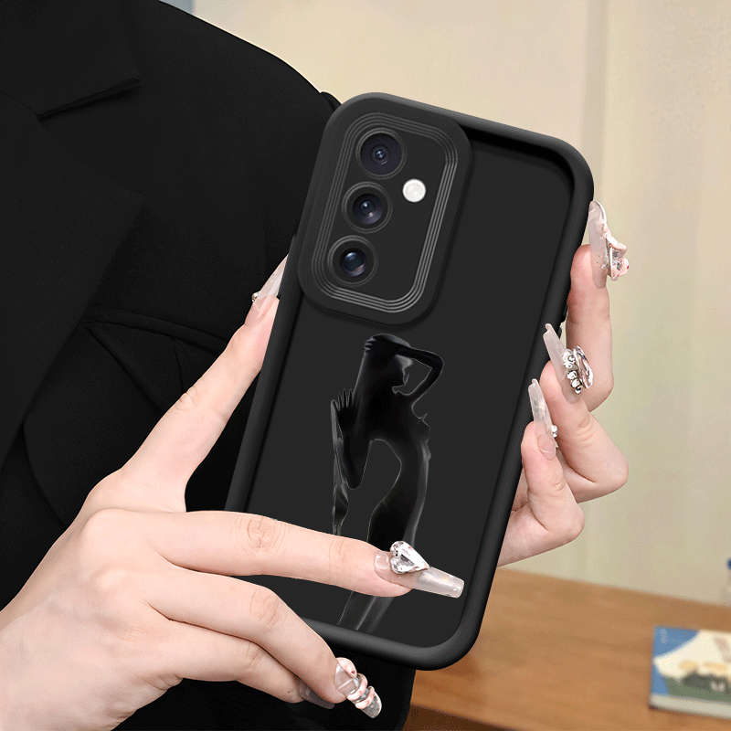 1pc Black For Samsung Galaxy A52 Phone Cases