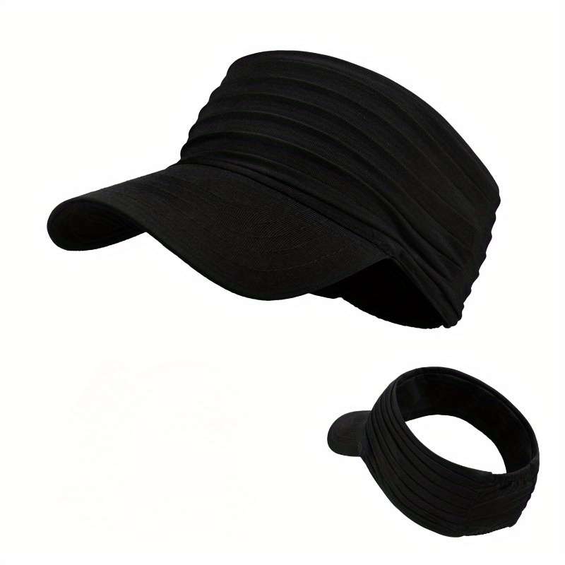 1pc Stylish Unisex Quick-Dry Visor Hat for Spring Summer Breathable Moisture-Wicking Running C
