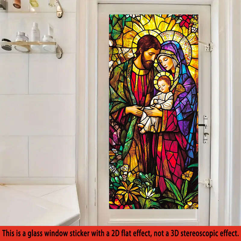1pc 17.7139.37in   45100cm   Jesus Christian Themed Stickers
