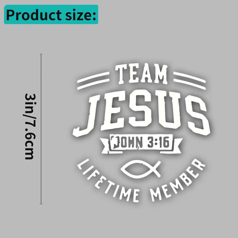 1pc Jesus Christian Themed Stickers