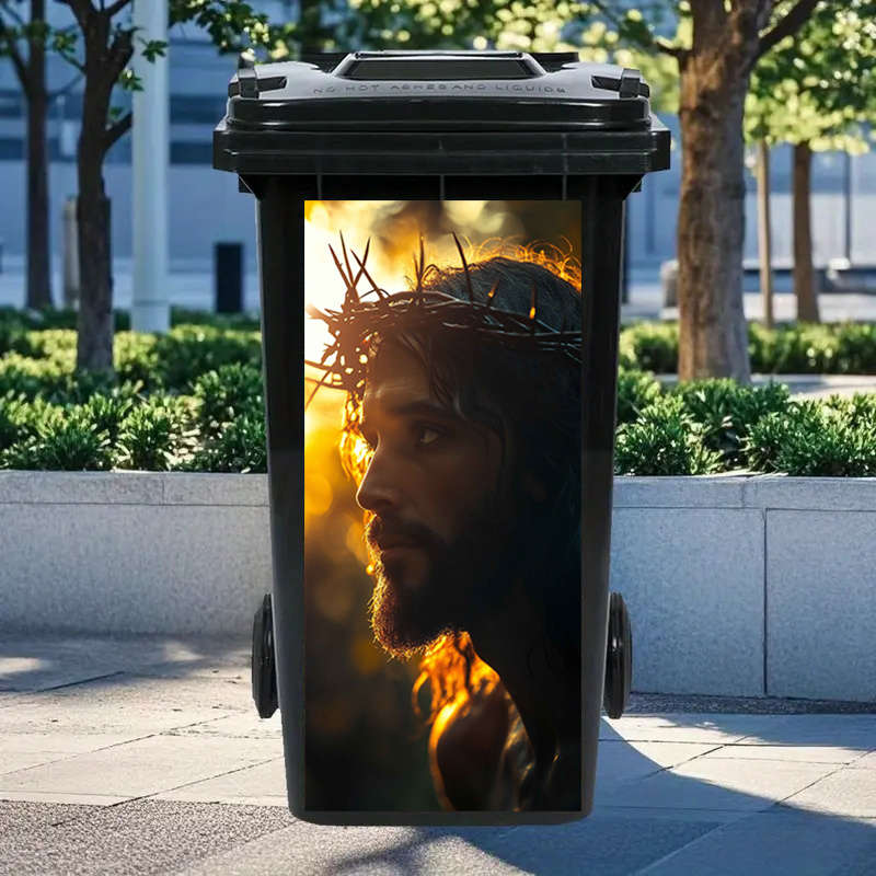 1pc 30.99x69.85cm Jesus Christian Themed Stickers