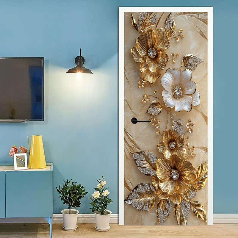 1Pc 76.96x199.9cm Door Window Sticker