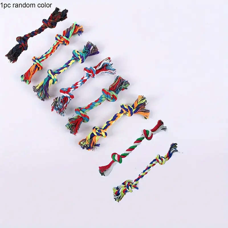 Durable Dog Leash Chew Toys In Various Colors