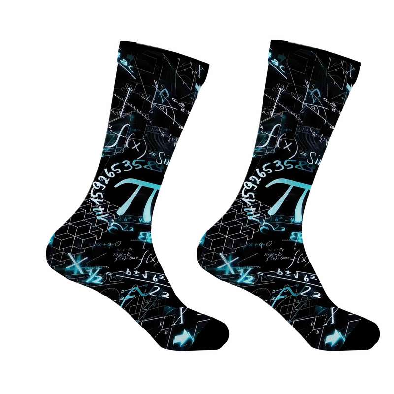 1 Pair Multicolor One Size Socks