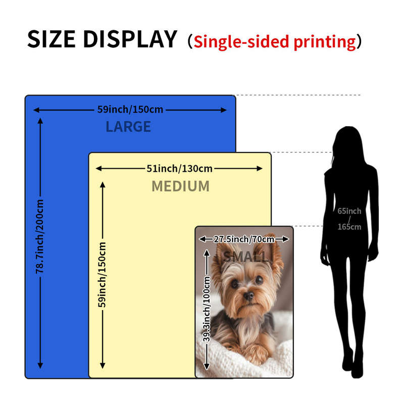 1ps Blanket Color Style1 size 70x100cm 27.5x39in