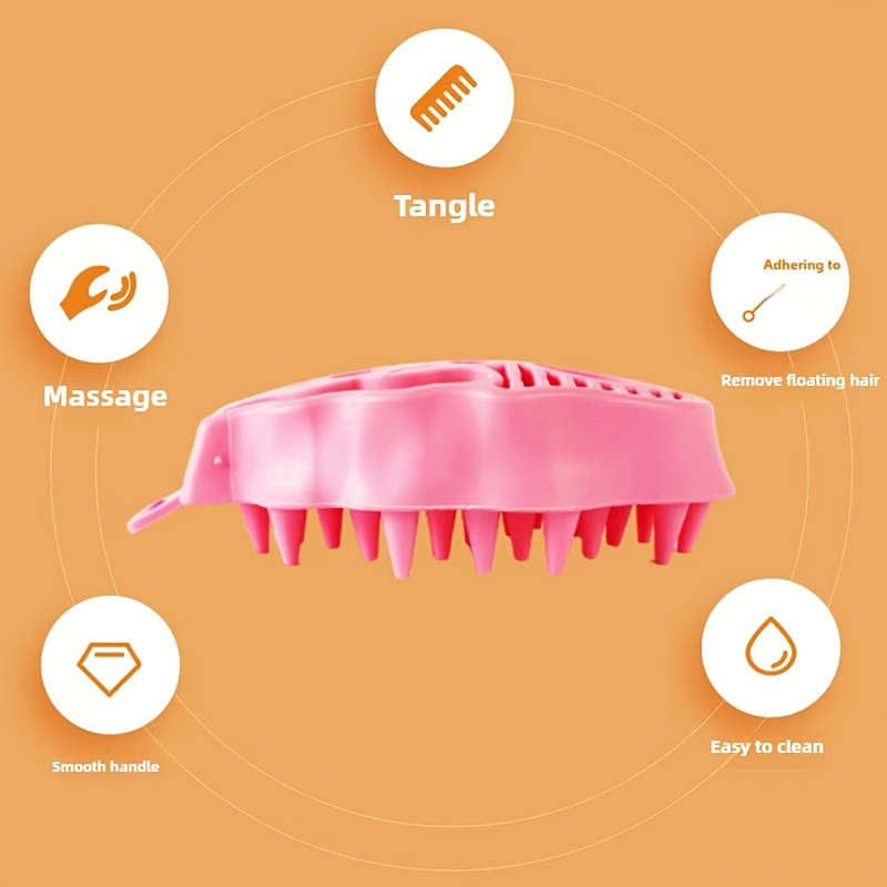 1pc Pink opp packaging Pet Comb