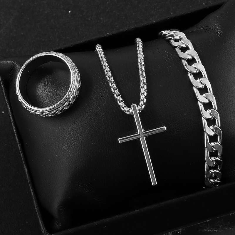 1 Piece Black Jesus Theme Pendant