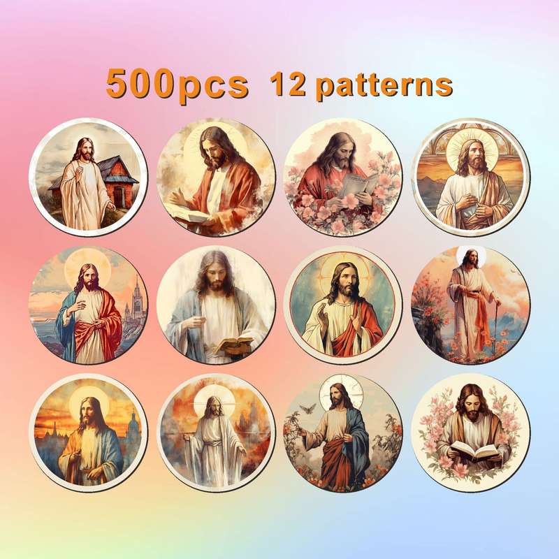 1pc  Jesus Christian Themed Stickers