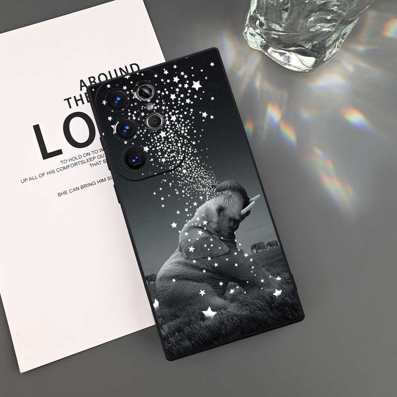 1pc Black For Samsung Galaxy Note 20 Phone Cases