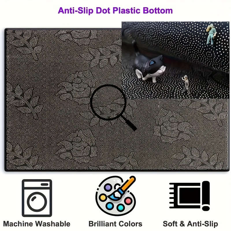 1Pc 15.74x23.62inch 40x60cm Floor Mat