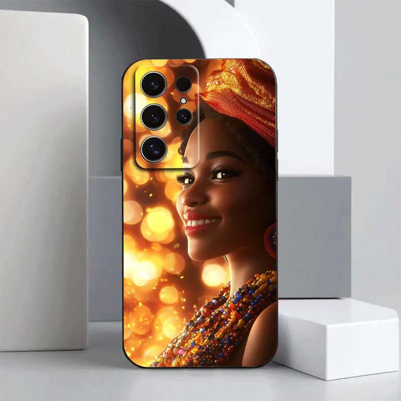 1pc Black For Samsung Galaxy A55 5G Phone Cases