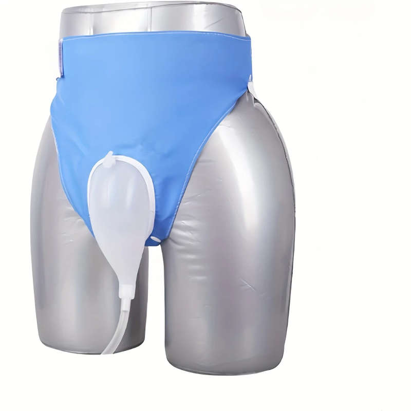1pc Urine Collection Bags Including One Pair Of Unisex Wearable Adult Briefs For Urination Suitab