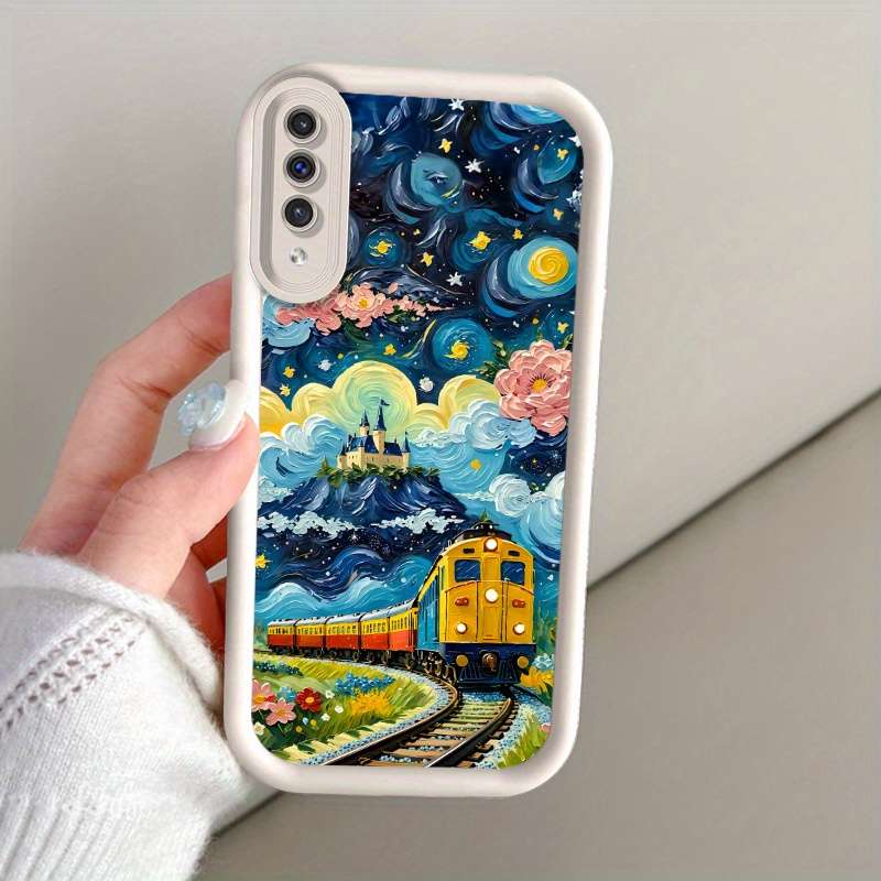 1pc Black For Samsung Galaxy A52 Phone Cases
