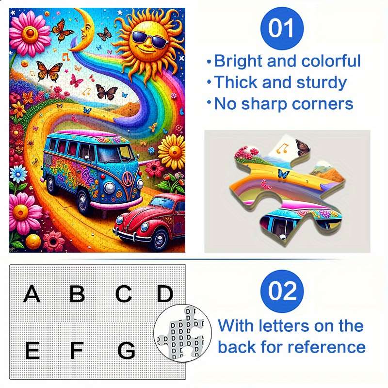 1000 Piece Mini Paper Jigsaw Puzzle