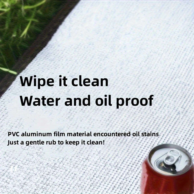 1pc All-Season Waterproof And Insulating Camping Mat Multiple Sizes Available 198.12cm Durable Alumi